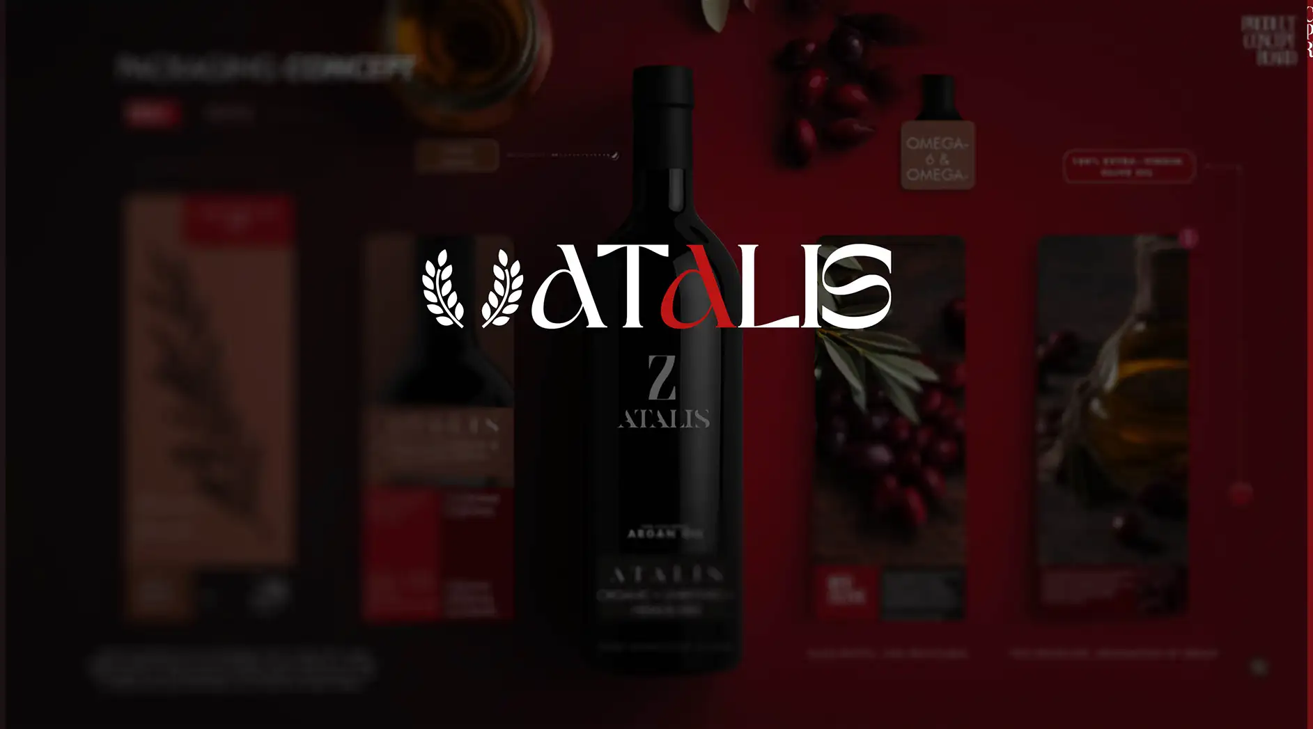 ATLAS Argan Oil premium bottle design